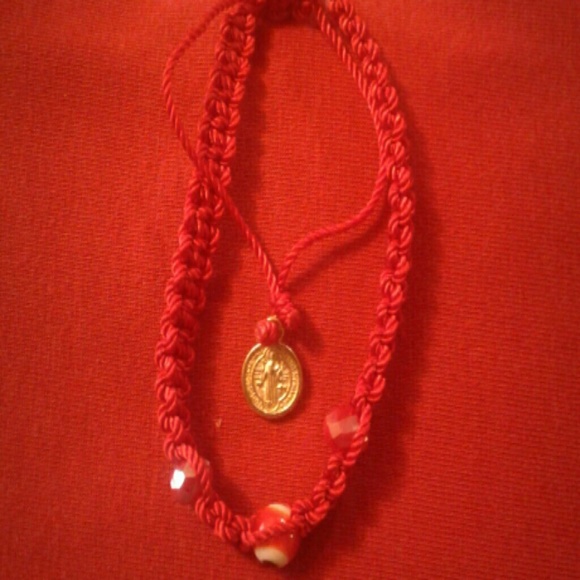 Accessories - Men's.  Unisex  Red Protection bracelet. LAST 1